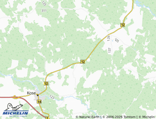 MICHELIN Nõmbra map - ViaMichelin