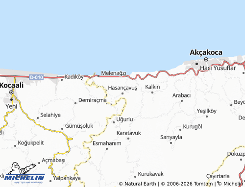 MICHELIN Hasançavuş map - ViaMichelin