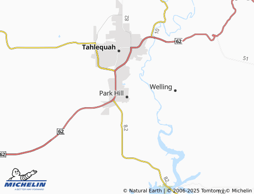 MICHELIN Park Hill map - ViaMichelin