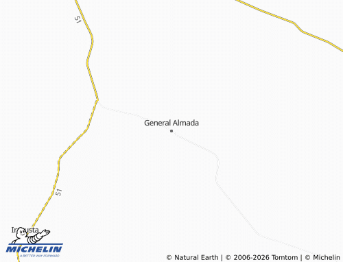 MICHELIN-Landkarte General Almada - ViaMichelin