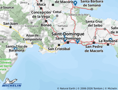 MICHELIN San Cristóbal map - ViaMichelin