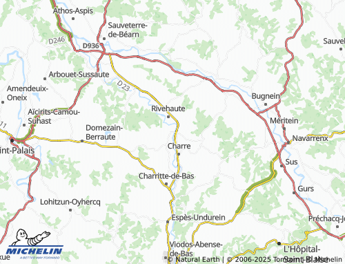 MICHELIN Nabas map - ViaMichelin