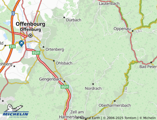 MICHELIN Sondersbach map - ViaMichelin