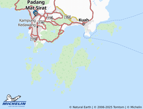 MICHELIN-Landkarte Kampung Bagan Nyior - ViaMichelin