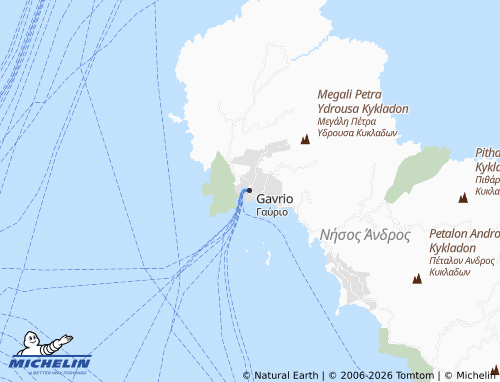 Carte MICHELIN Gavrio - ViaMichelin