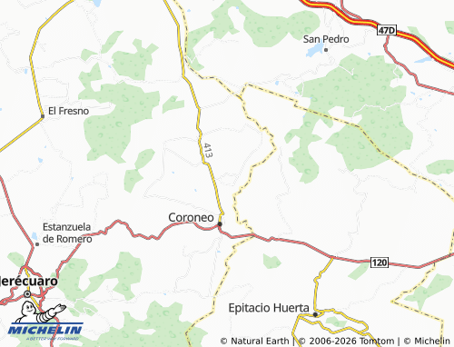 Mappa MICHELIN Cerro Colorado - ViaMichelin