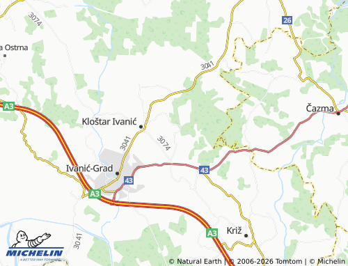 Mapa MICHELIN Sobočani - ViaMichelin