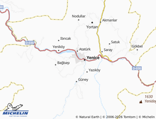 MICHELIN Menderes map - ViaMichelin