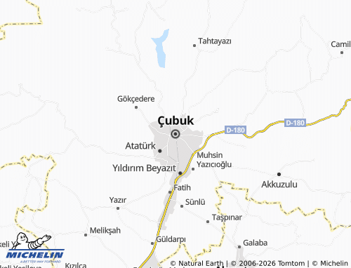 Mappa MICHELIN Çubuk - ViaMichelin