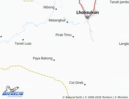 MICHELIN Seuneubok Aceh map - ViaMichelin