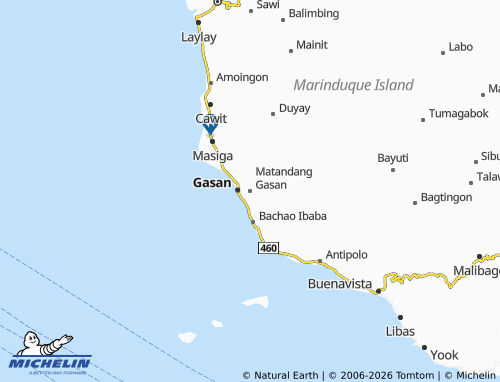 MICHELIN Matandang Gasan map - ViaMichelin