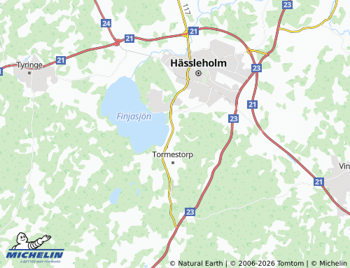 MICHELIN-Landkarte Nilstorp - ViaMichelin