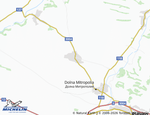 MICHELIN-Landkarte Trastenik - ViaMichelin