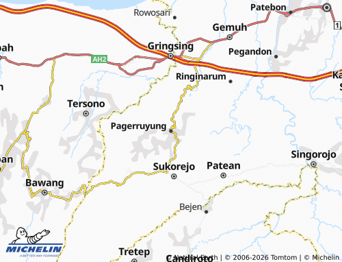 MICHELIN-Landkarte Pagerruyung - ViaMichelin