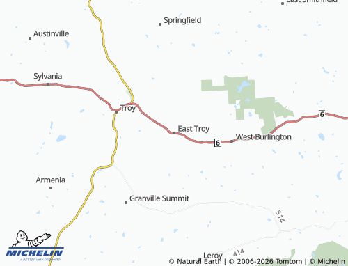 Mappa MICHELIN East Troy - ViaMichelin