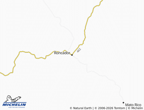 Mappa MICHELIN Roncador - ViaMichelin