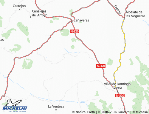 Mapa MICHELIN Castillo-Albaráñez - ViaMichelin