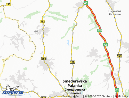 Mapa MICHELIN Vlaški Do - ViaMichelin