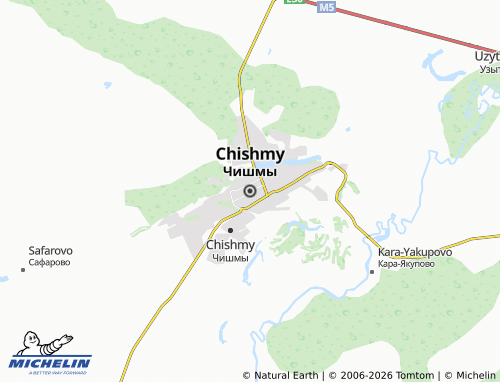 MICHELIN-Landkarte Chishmy - ViaMichelin