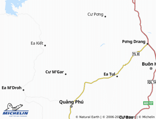 MICHELIN Ea Tar map - ViaMichelin