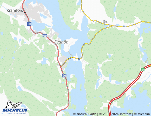 MICHELIN-Landkarte Sandö - ViaMichelin