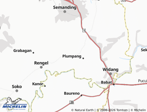 Mapa MICHELIN Kepohagung - ViaMichelin
