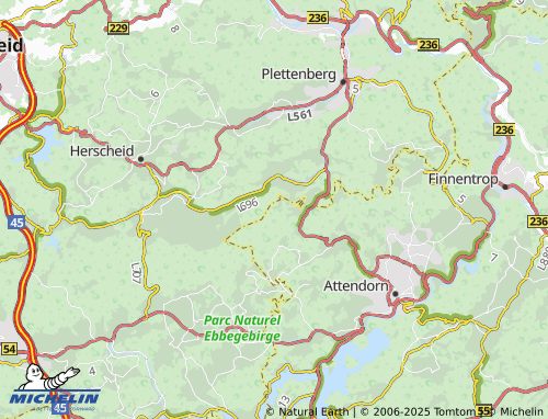 Carte MICHELIN Hebberg - ViaMichelin