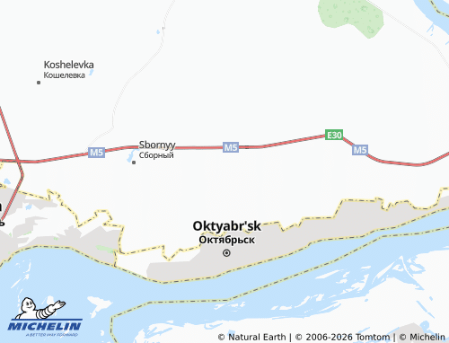 MICHELIN-Landkarte Novyye Ozerki - ViaMichelin