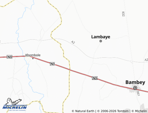 Mappa MICHELIN Réfane Kao - ViaMichelin