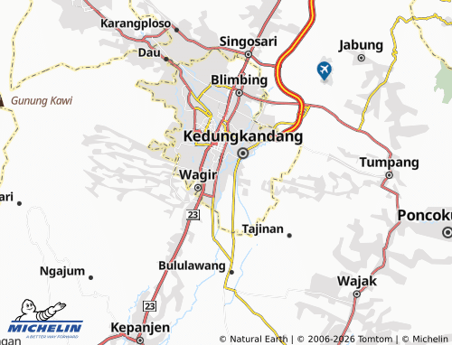 Mapa MICHELIN Bumiayu - ViaMichelin
