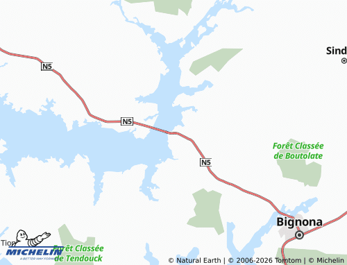 MICHELIN Baila map - ViaMichelin