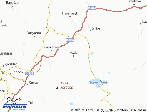Mapa MICHELIN Kozlu - ViaMichelin