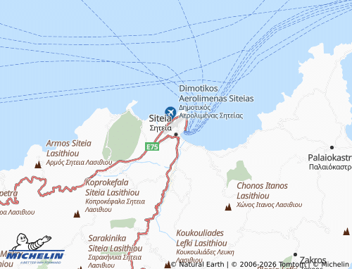 Mappa MICHELIN Siteia - ViaMichelin