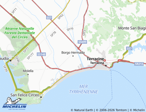 Mapa MICHELIN Borgo Hermada - ViaMichelin