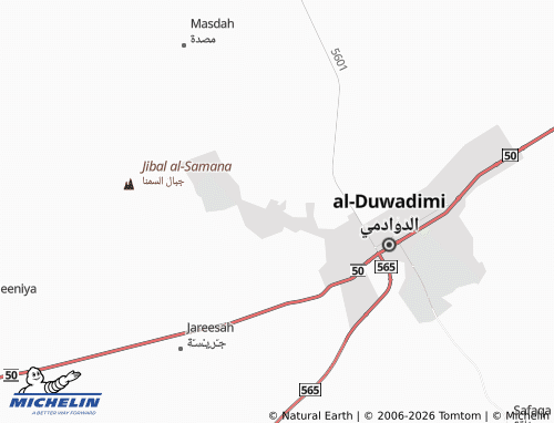 MICHELIN-Landkarte al-Qadisiyyah - ViaMichelin