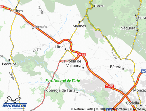 Mappa MICHELIN Benissanó - ViaMichelin