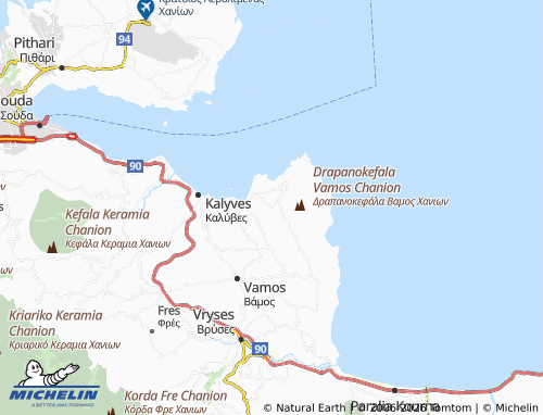 MICHELIN Kampia map - ViaMichelin