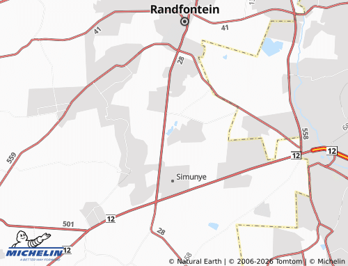 MICHELIN-Landkarte Holomisa Section - ViaMichelin