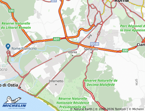 MICHELIN Vitinia map - ViaMichelin