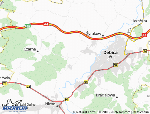 MICHELIN Zarzecze map - ViaMichelin