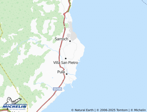 MICHELIN Spagnolu map - ViaMichelin