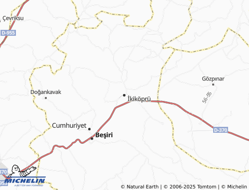 MICHELIN İkiköprü map - ViaMichelin