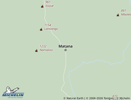 Mappa MICHELIN Matana - ViaMichelin