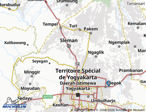 MICHELIN Tridadi map - ViaMichelin