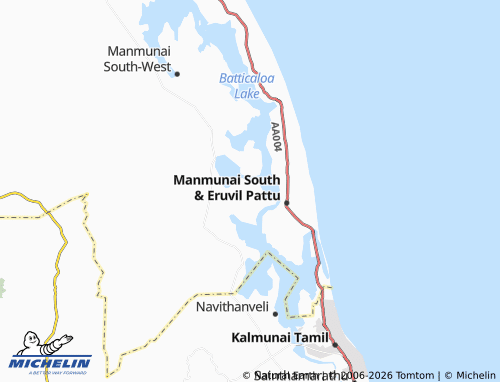 Mappa MICHELIN Paddaapuram - ViaMichelin