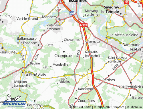 Carte MICHELIN Hameau de Louteville - ViaMichelin