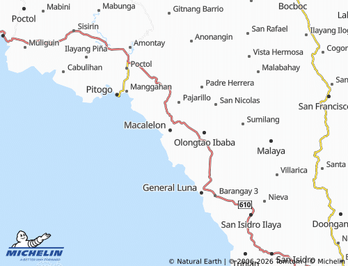 MICHELIN Damayan map - ViaMichelin