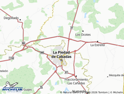 MICHELIN-Landkarte Potrerillos - ViaMichelin