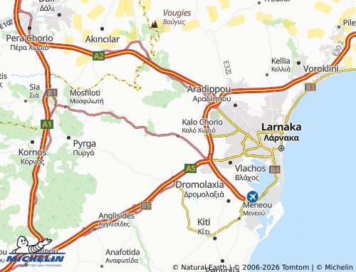 Mapa MICHELIN Kalo Chorio - ViaMichelin