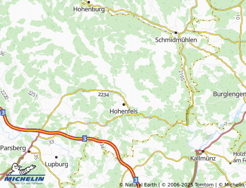 Mapa MICHELIN Unterlinder - ViaMichelin